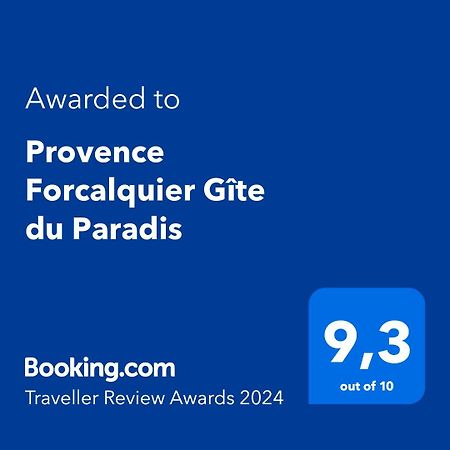 Provence Forcalquier Gite Du Paradis Exterior photo